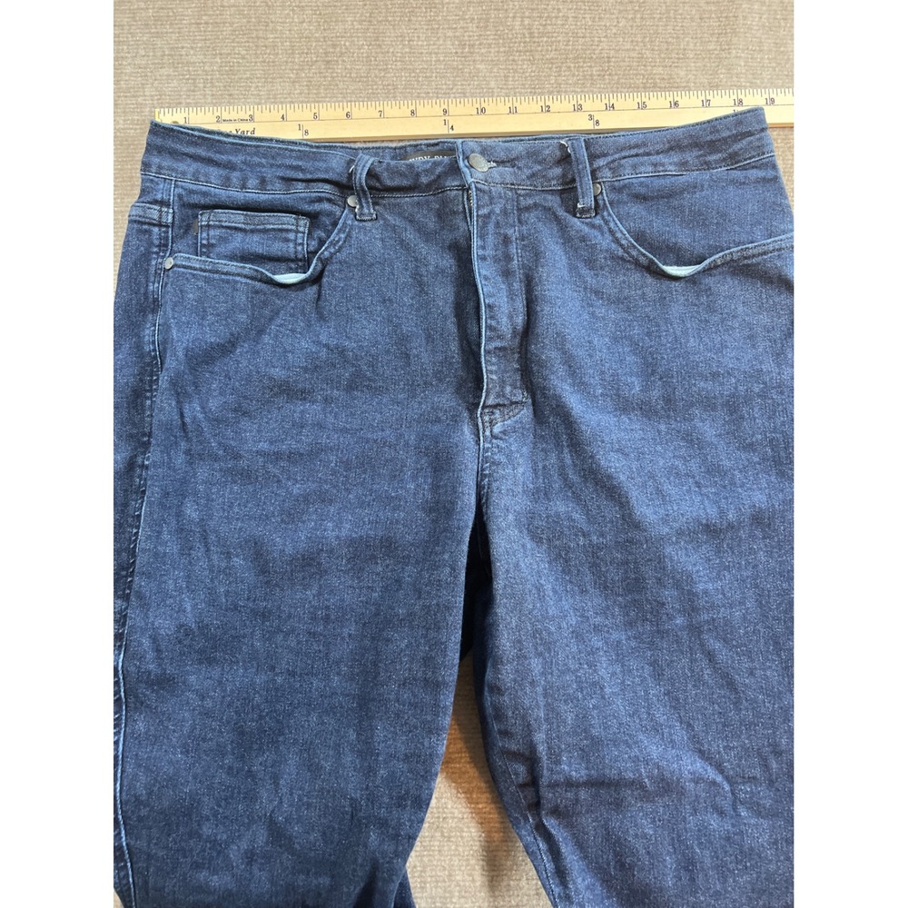 Judy Blue 20W Dark Wash High Rise Raw Hem Skinny Jeans JB88703 DK - Picture 7 of 10